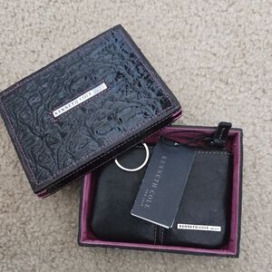Kenneth Cole Black Leather Wallet